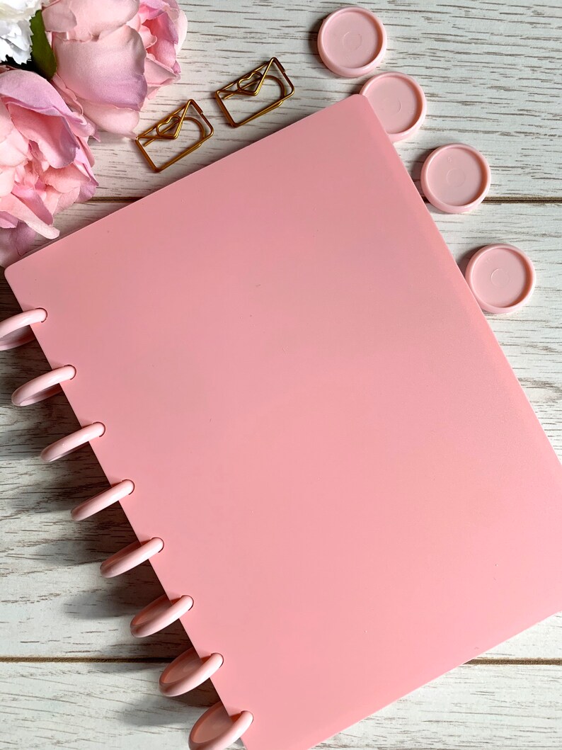 Pastel Pink A5 Discbound Planner Cover Etsy