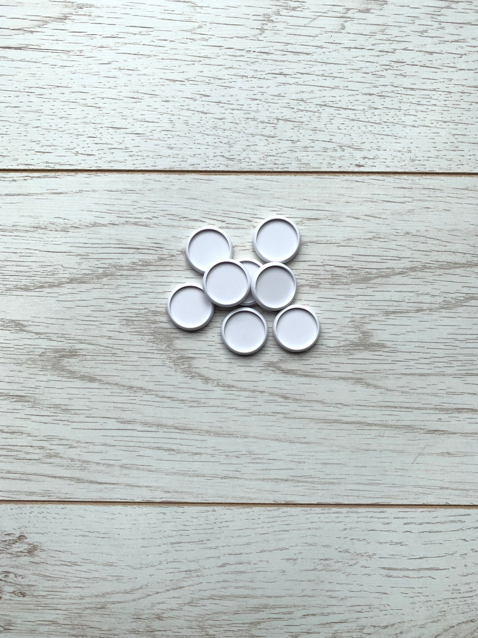 23mm White Binding Discs 7/8 Discbound Planner Discs Etsy