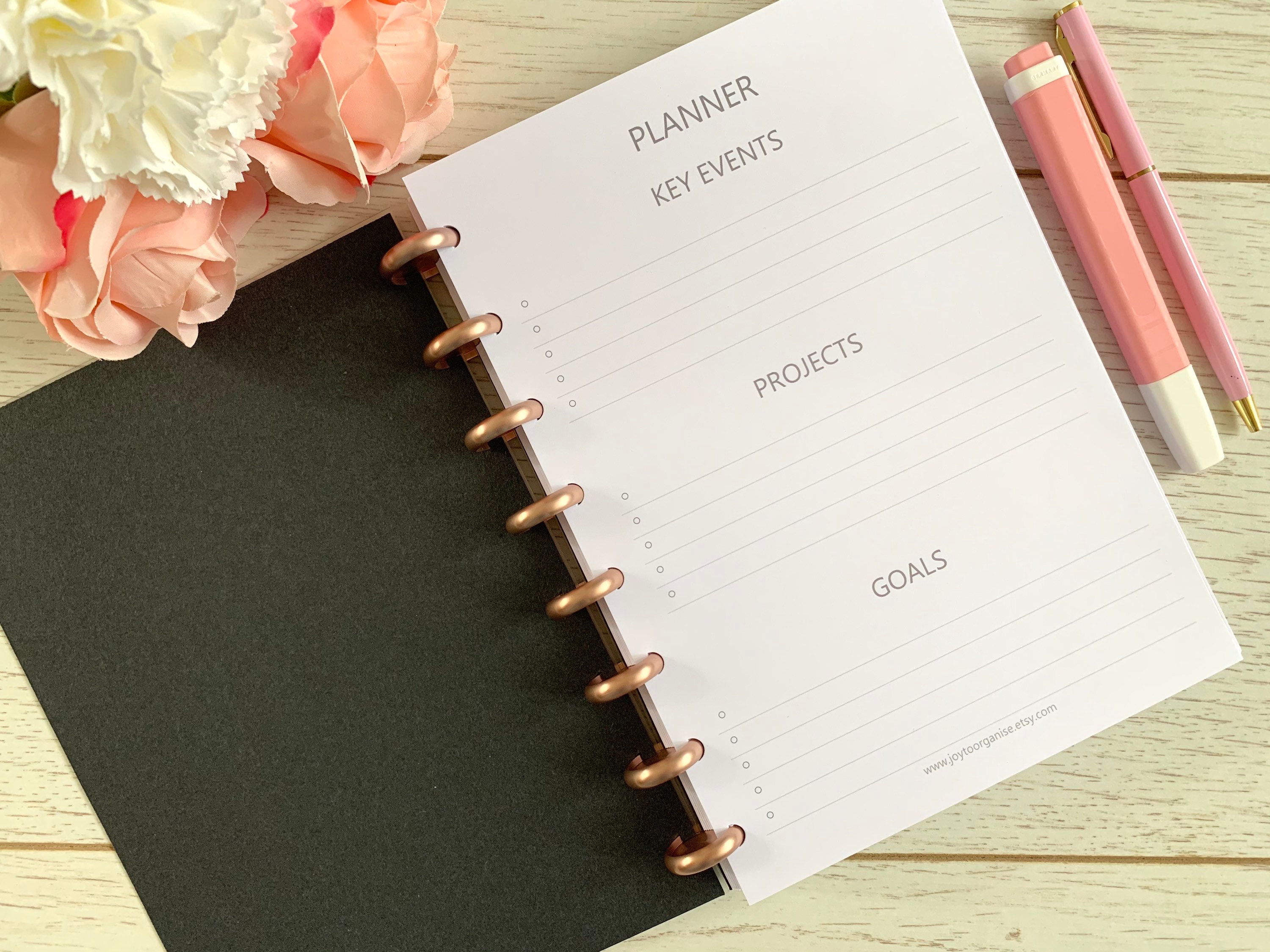 A5 UNDATED Weekly Discbound Planner Inserts A5 Discbound Etsy UK