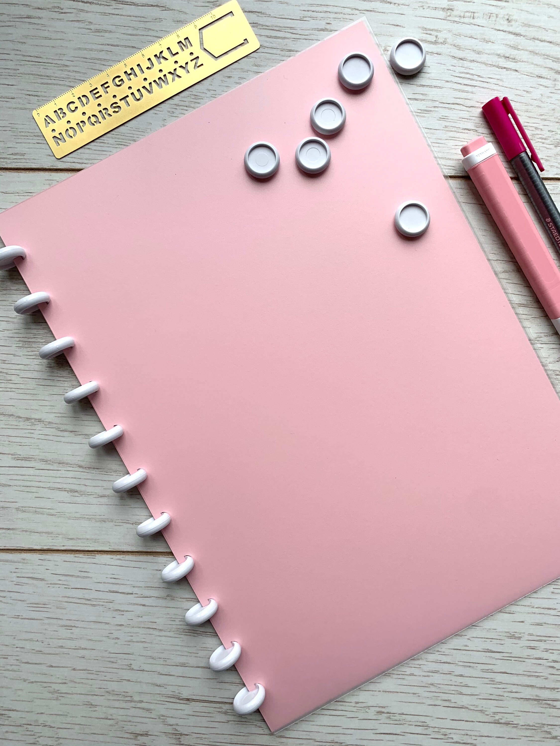 Pink A4 Discbound Notebook Premium Paper Etsy