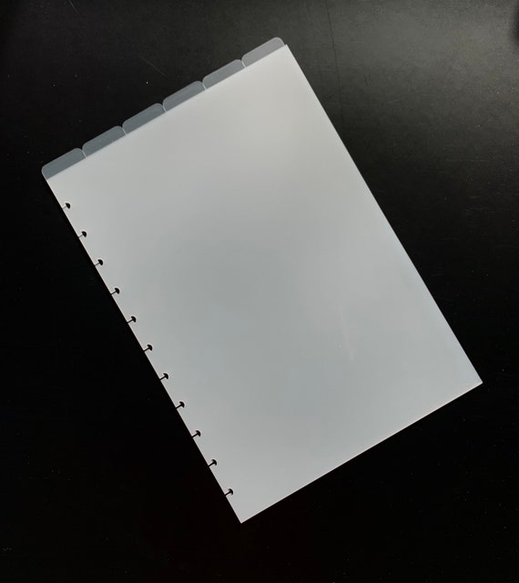 6 Top Tab Dividers for A4 Discbound Planners A4 Top Tab Etsy UK