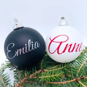 STICKERS for Personalized Christmas Baubles | ONLY sticker, without ball | 1A