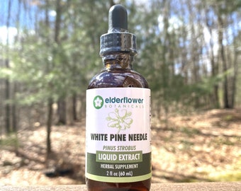 White Pine Needle Extract | Shikimic Acid | Organic Tincture | Pinus Strobus