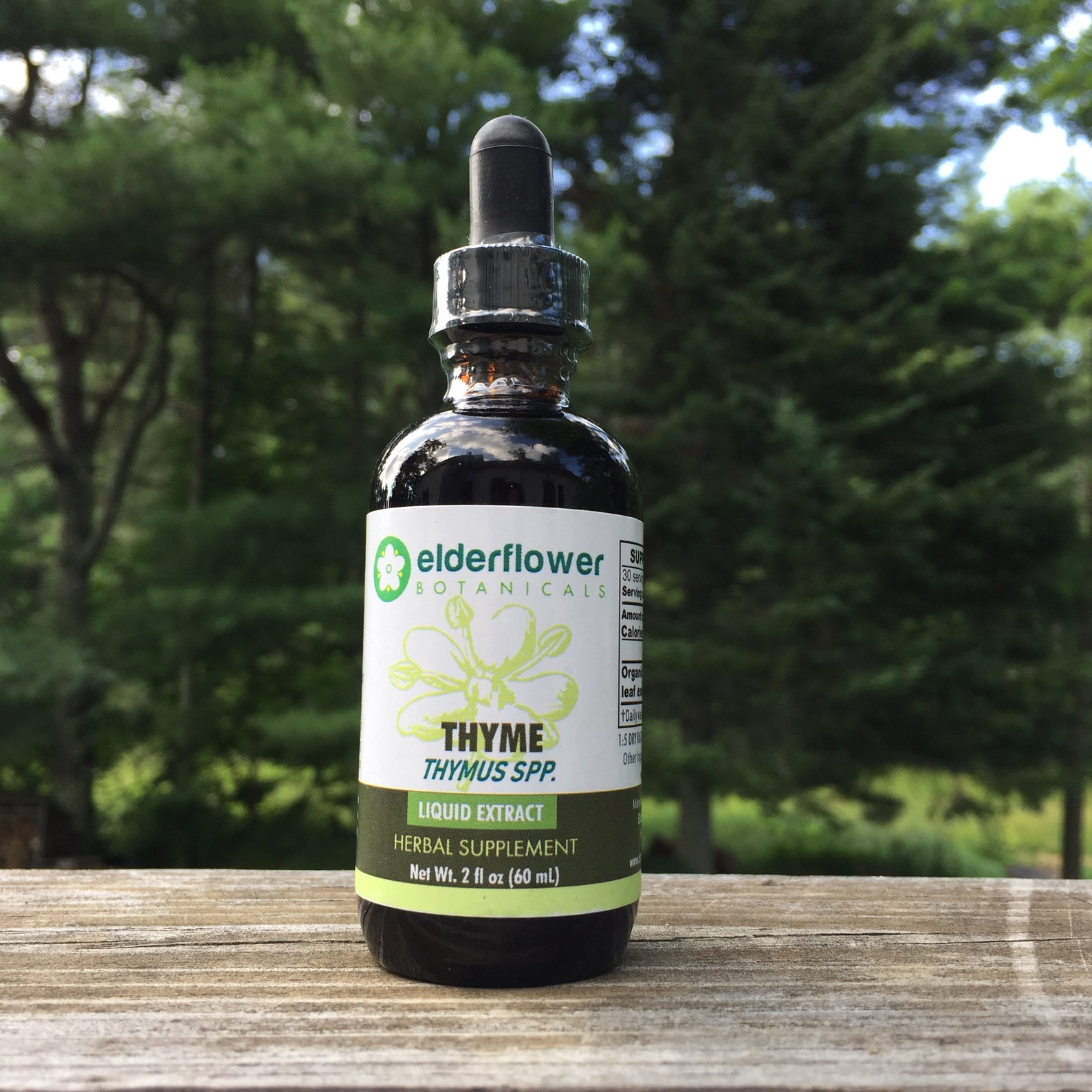 Thyme Herbal Extract Organic Thymus Vulgaris Tincture Etsy