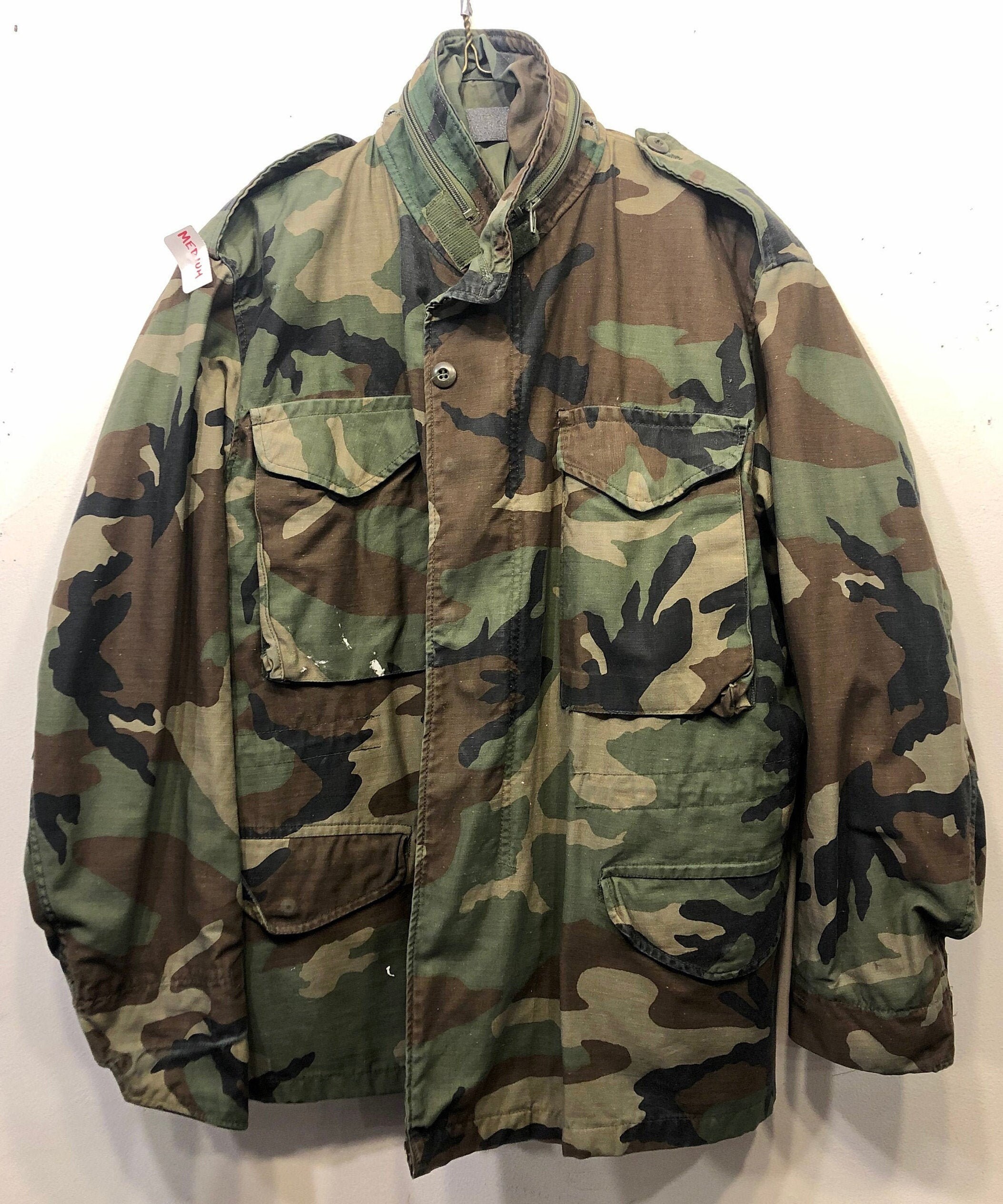 army green field jacket