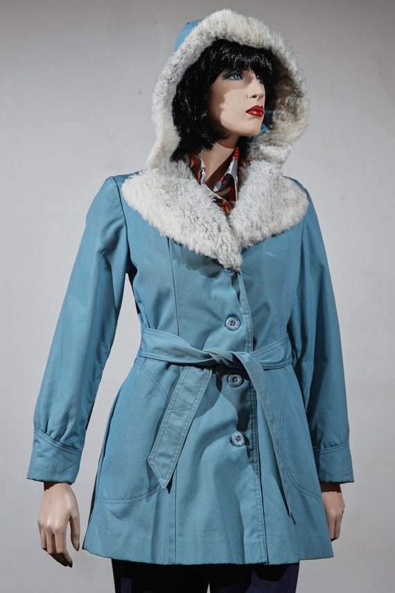 Vintage Hooded Mod Jacket
