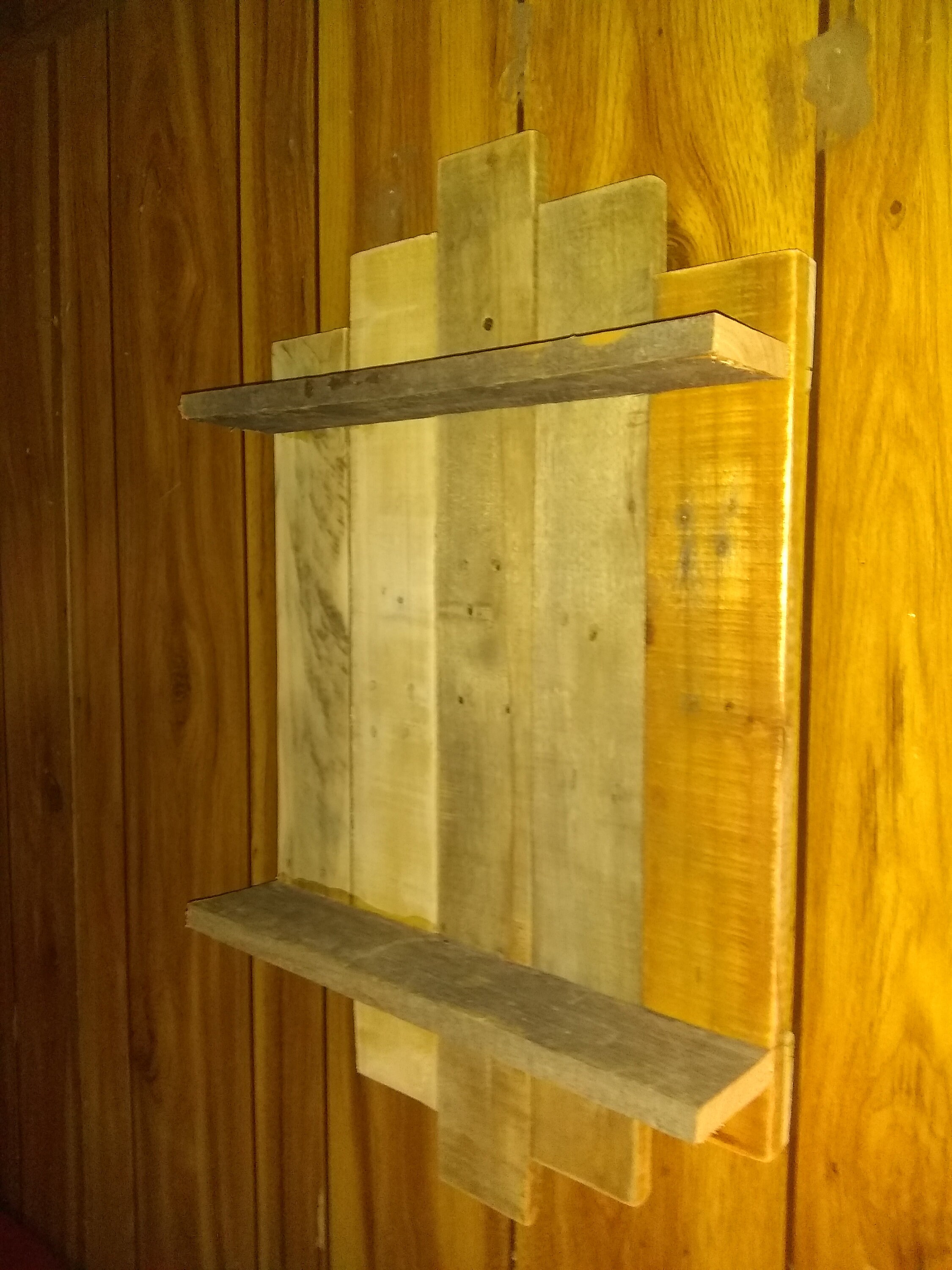 Rustic Wall Shelf Etsy