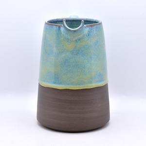 Large Jug, Barware Pitcher, Handmade Ceramic Pottery, Cocktails, Pimms, Sangria, Grey Clay, Summer Night Sky Glaze image 4