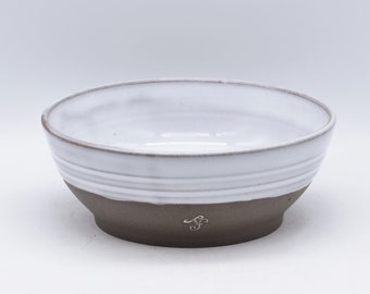 Soap Dish, Handmade Ceramic Pottery, Anthracite Grey Clay, White Gloss Glaze, Bathroom, Kitchen, Dressing Table