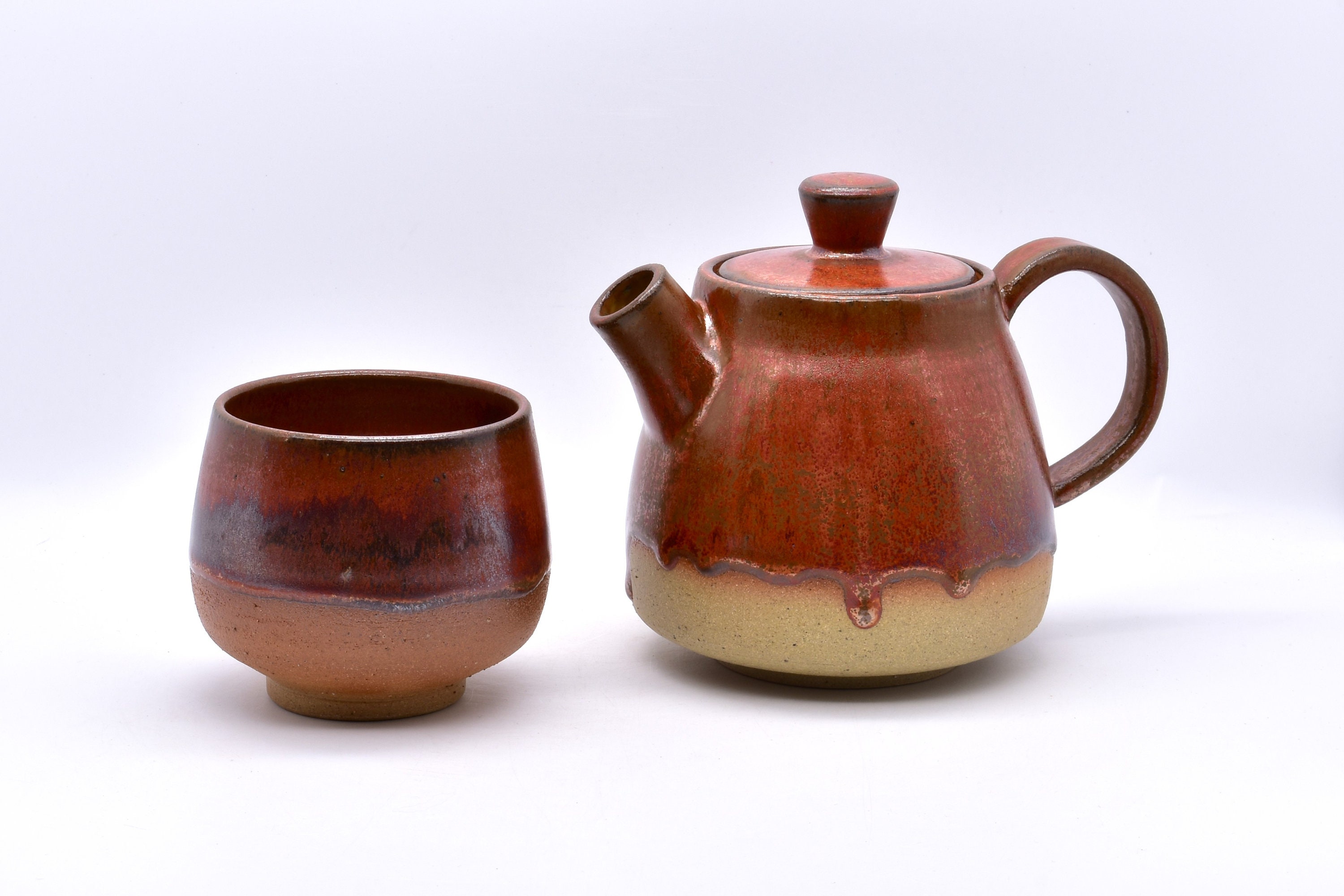 Teapot Set for One, Handmade, Choose Your Favourite Colour