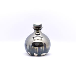 Perfume Bottle, For Perfume Refills, Handmade Ceramic Pottery, Grey Clay, Choose Your Colour *