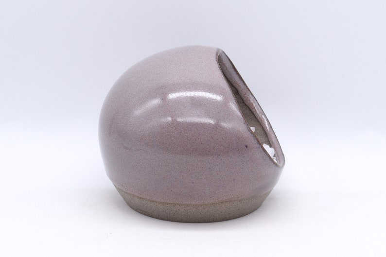 Salt Pig, Cellar, Handmade Ceramic Pottery, Grey Clay, Fossil Gloss Glaze image 4