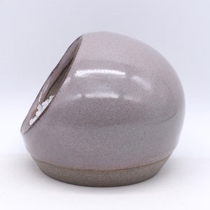 Salt Pig, Cellar, Handmade Ceramic Pottery, Grey Clay, Fossil Gloss Glaze image 1