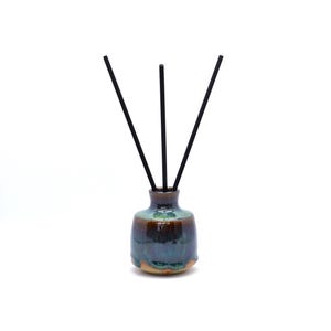 Reed Scent Diffuser, Aromatherapy Air Freshener, Handmade Ceramic Pottery, Flecked Clay, Choose Your Colour *