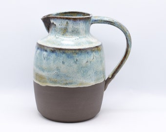 Large Jug, Barware Pitcher, Handmade Ceramic Pottery, Cocktails, Pimms, Sangria, Dark Clay, Summer Night Sky Glaze