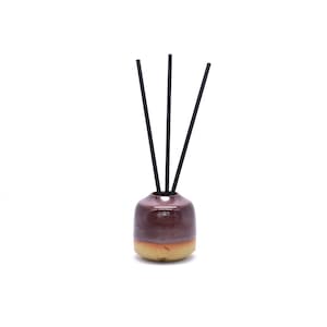 Reed Scent Diffuser, Aromatherapy Air Freshener, Handmade Ceramic Pottery, Flecked Clay, Choose Your Colour *