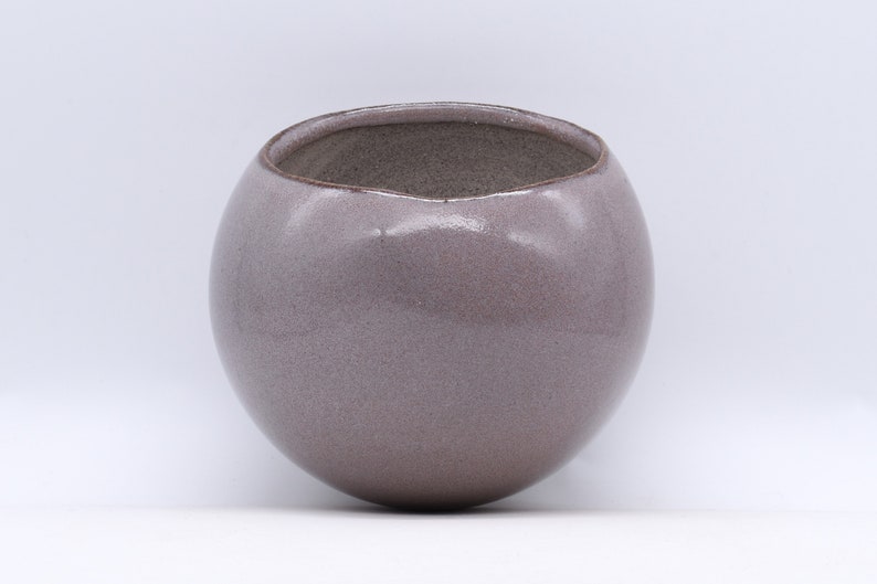 Salt Pig, Cellar, Handmade Ceramic Pottery, Grey Clay, Fossil Gloss Glaze image 10