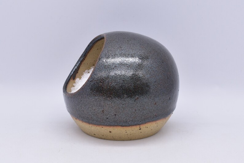 Salt Pig, Cellar, Handmade Ceramic Pottery, Flecked Clay, Select Your Colour, In Stock For Fast Delivery, Pot, Jar Black