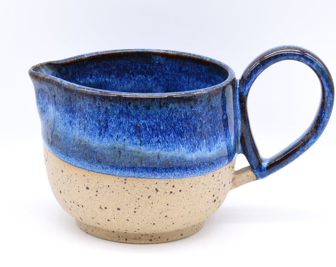 Cream Gravy Jug Handmade Pottery Ceramic Lavafleck Etsy UK