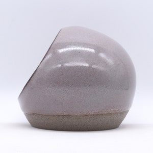 Salt Pig, Cellar, Handmade Ceramic Pottery, Grey Clay, Fossil Gloss Glaze image 6