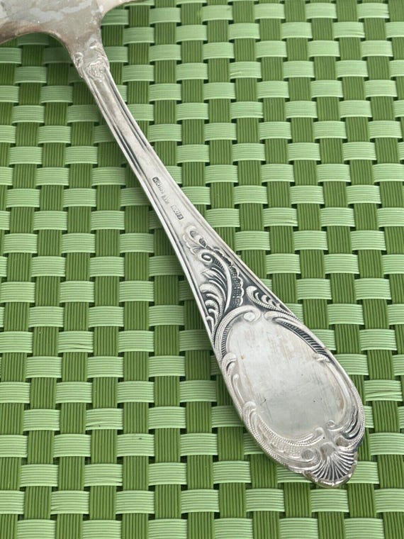 Wirths WIF27 Silverplate Casserole Spoon Plume Scrolls 100