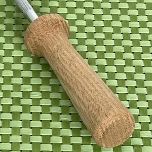 Chicago Cutlery Honing Steel 8" Sharpening Rod Wood Handle Taiwan - 12 1/2" image 3
