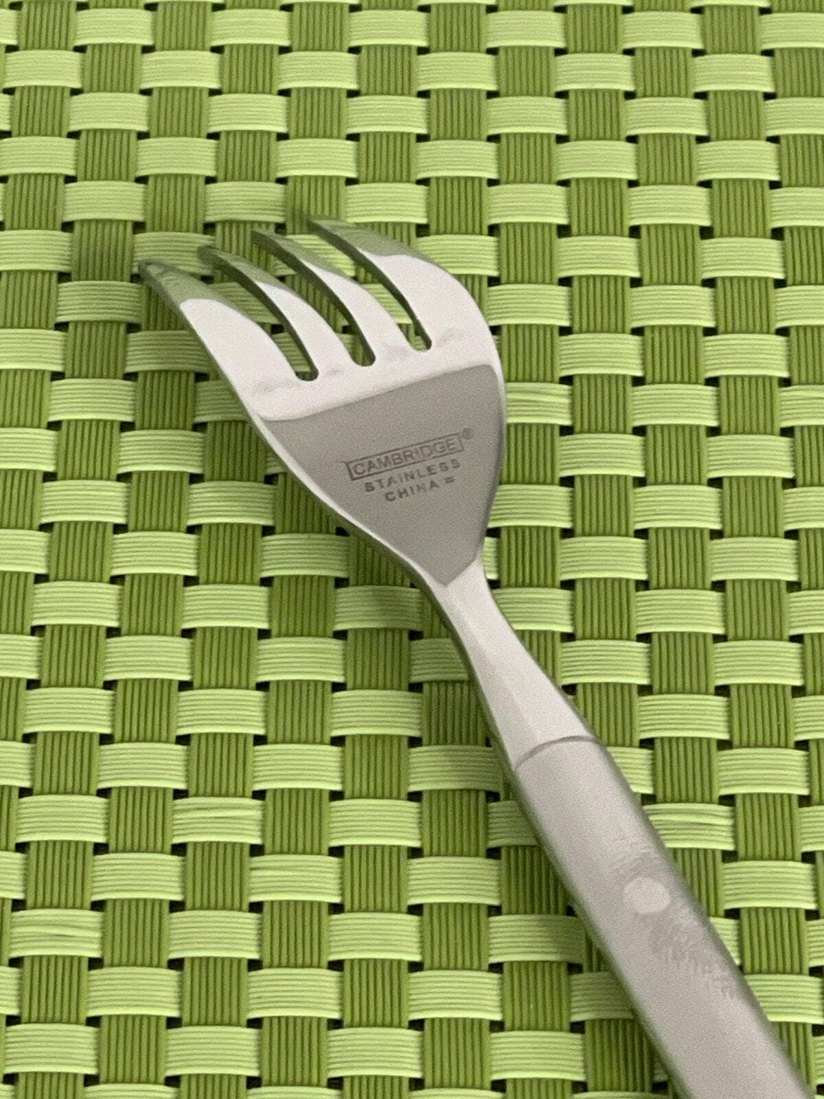 thumbnail image 2 of Cambridge Tripoli II SAND Stainless Steel Flatware - Satin Silver Glossy Accent 2 of 5