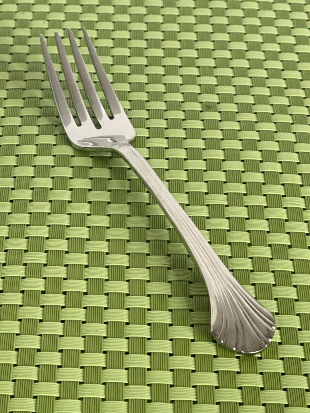 Gorham GRANDE QUINTETTE Stainless Salad Fork 18/10 Glossy Fan Tip