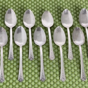 Holmes & Edwards SPRING GARDEN International Métal argenté 14 cuillères à café - 6 1/4"