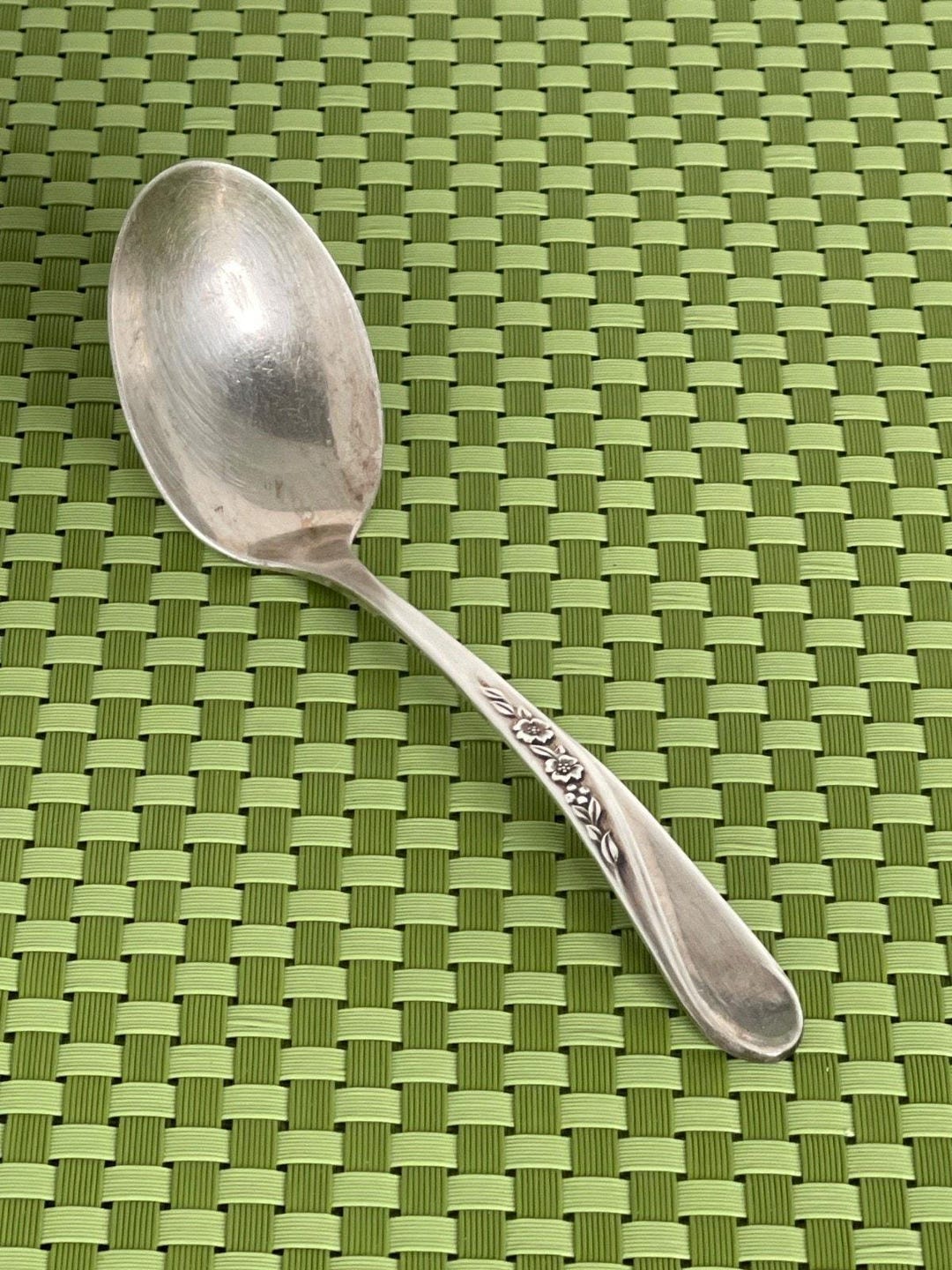 International SPRING FLOWER Wm Rogers & Son Silverplate Cream