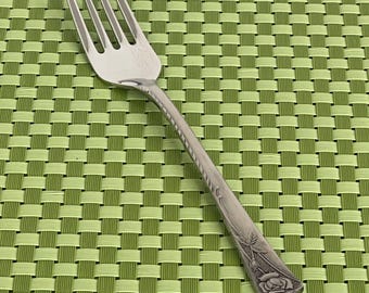 Noritake ROSETTA Stainless Dinner Fork Satin Rose 18-8 Japan NTK