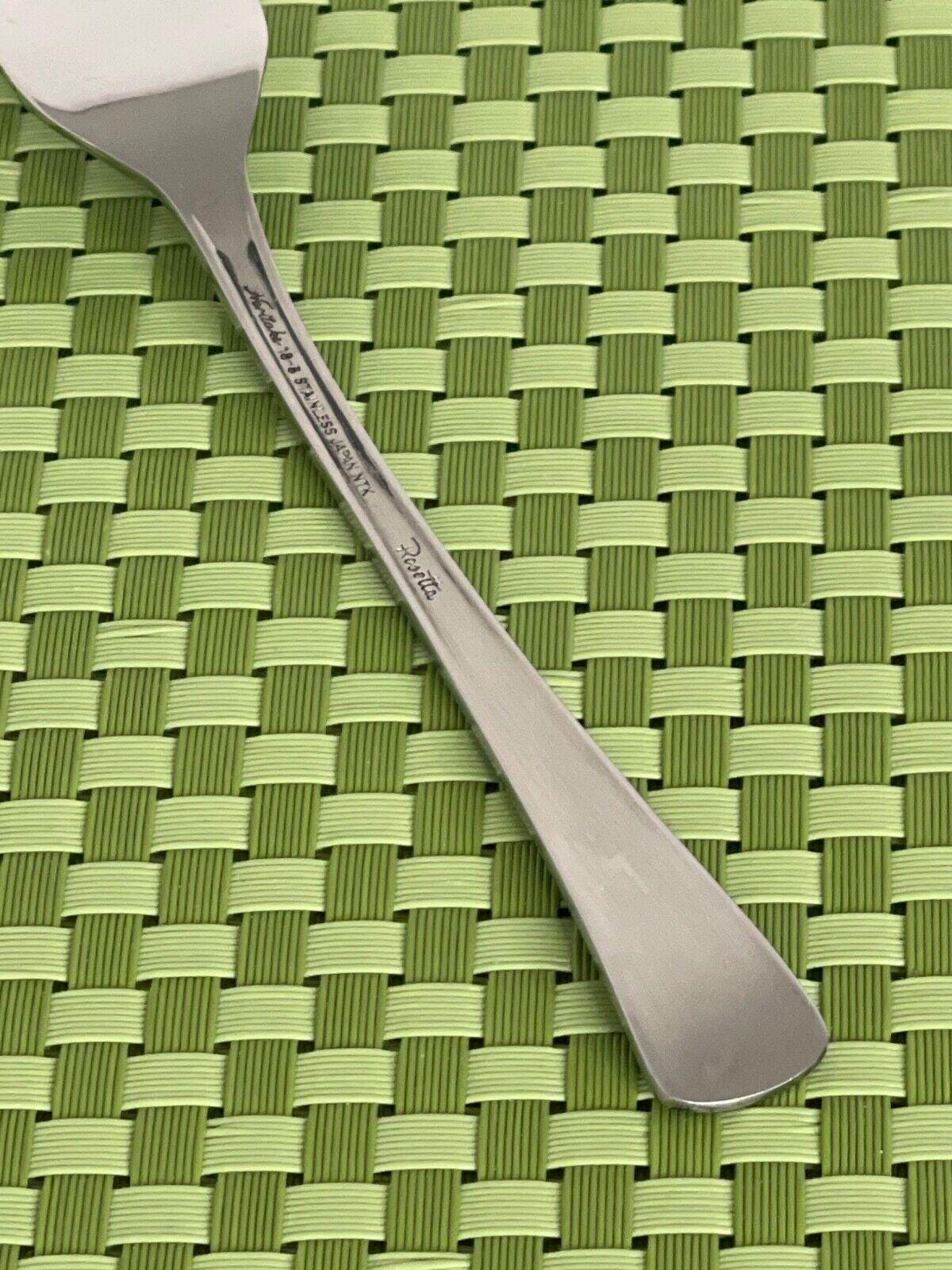 Noritake ROSETTA Stainless Dinner Fork Satin Rose 18-8 Japan NTK