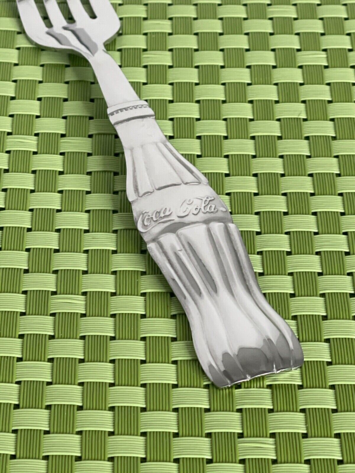 Gibson COCA-COLA 18/0 Stainless Dinner Fork Glossy Coke Bottle