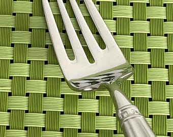Oneida OLYMPIA Stainless Salad Fork 18/10 Korea Frosted Handle