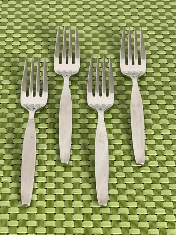 Oneida Community FROSTFIRE Stainless Dinner Forks Satin Flatware