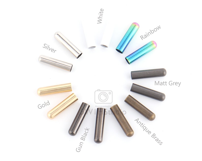 20x5mm Metal Shoe Lace Aglets gold/silver/gun Black Lace Tips Etsy