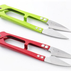 4&quot; Thread Snips,Metal Embroidery Scissors,Yarn Snips Trimming Scissors,U-shaped Scissors Sewing Tool Snips For Craft DIY Supplies