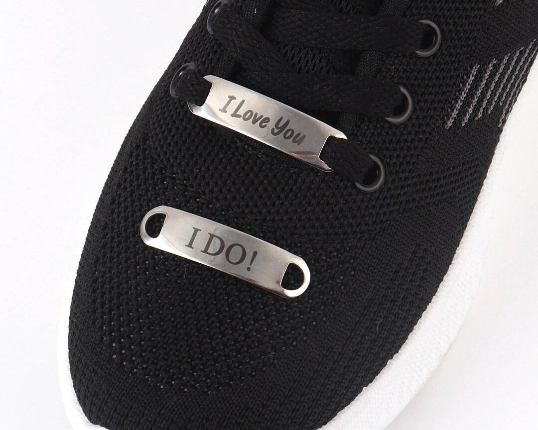 Personalized Shoe Tags,custom Shoelace Buckles,stainless Steel Laser