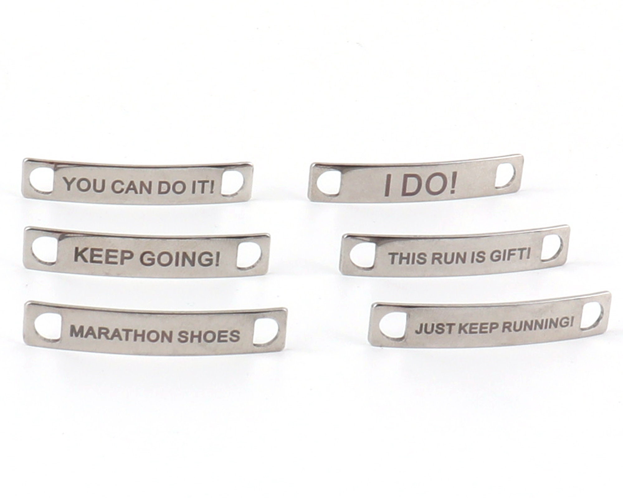 Runner Tags Labels Custom Running Shoe Tags,personalized Stainless Steel Laser Engraved ...