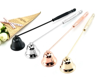 Akozon Spegnicandela Con Manico Lungo In Acciaio Inox - Argento, 19 Cm - 5