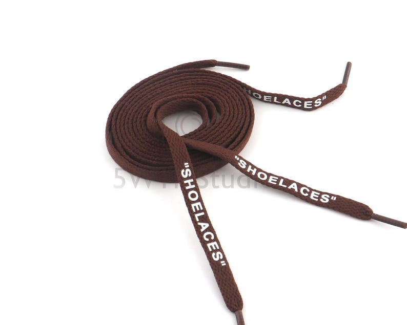 Flat Shoelaces,80CM-180CM Length Replacement Sport Shoe Laces,Printed Text "SHOELACES" Sneaker Laces For Shoe Accessory-28 Colors image 6
