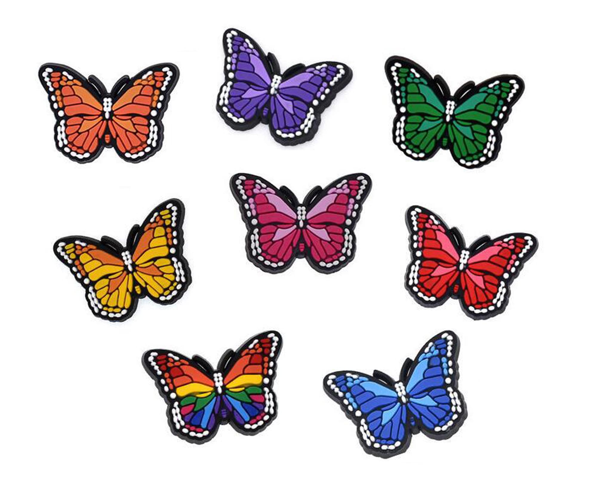 Iridescent butterfly crocs charms – ChayaCreates