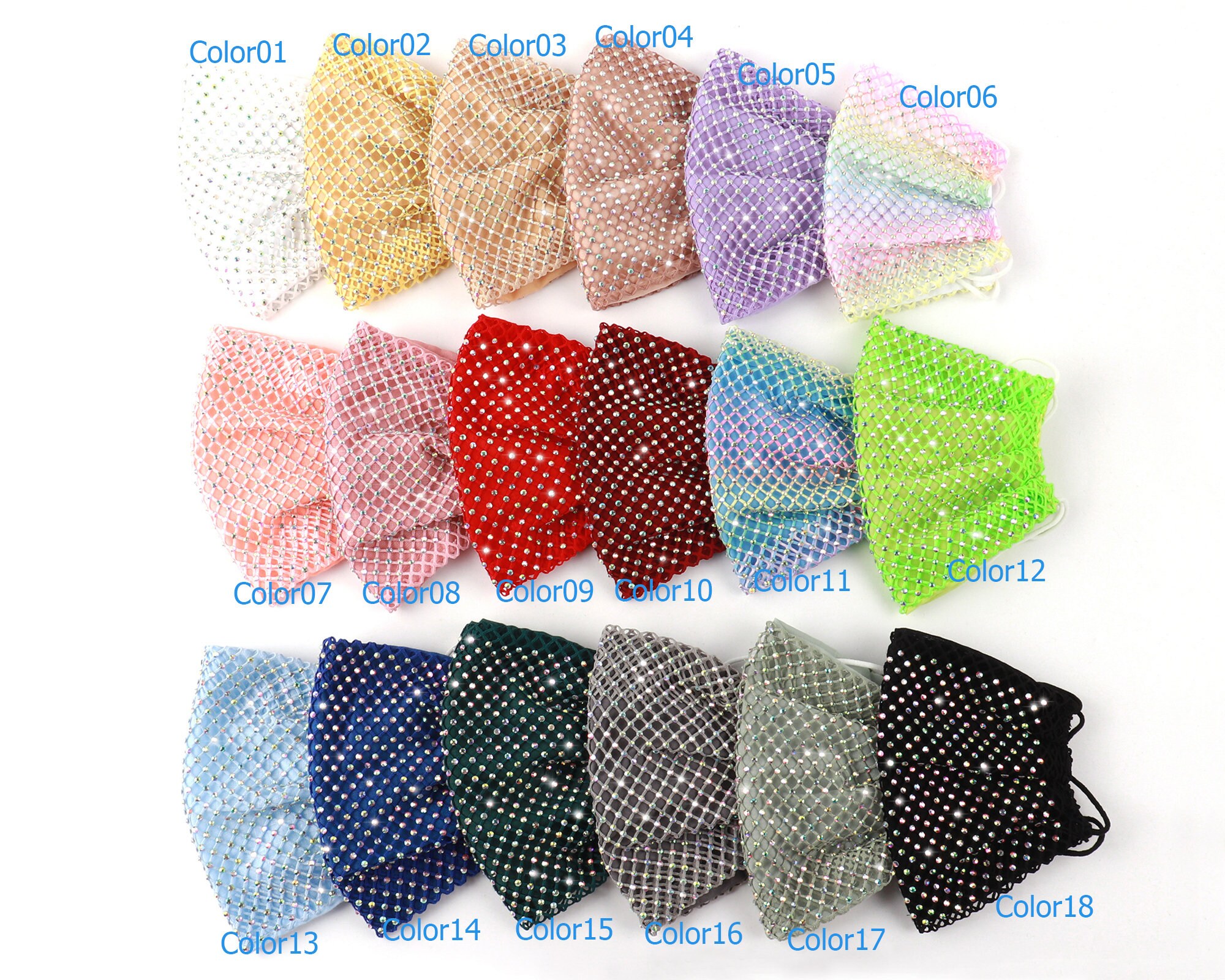 Rhinestone Face Mask Etsy