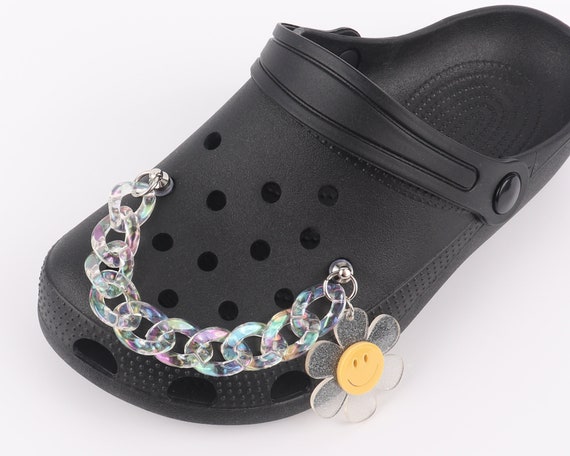 6.9 Shoe Chain & Smiling Face Croc Charms17.5cm Luxury 