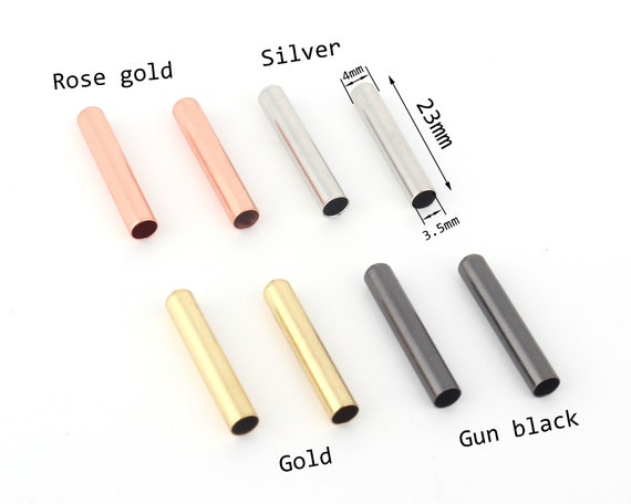 3.5mm Metal Aglets for Shoelace rose Gold Shoe Lace End Tips for Cord black Silver Hoodie Aglet Ends for Shoe Tip Replacement Etsy Canada