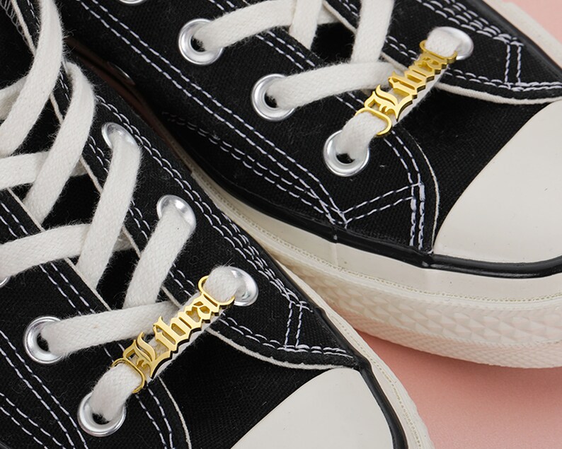 Custom Name Shoelace Bucklespersonalized Font Shoelace Etsy