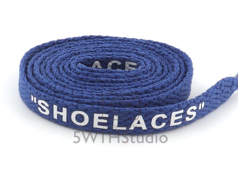 Flat Shoelaces,80CM-180CM Length Replacement Sport Shoe Laces,Printed Text "SHOELACES" Sneaker Laces For Shoe Accessory-28 Colors image 7