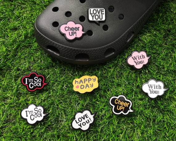 4pcs Valentine's day shoe charms for crocs charms decal