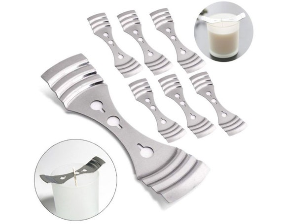 Candle Wick Holder Clip,Metal Three Hole Candle Wick Centering Holder,Wick Organizer For DIY Handmade Candles Making