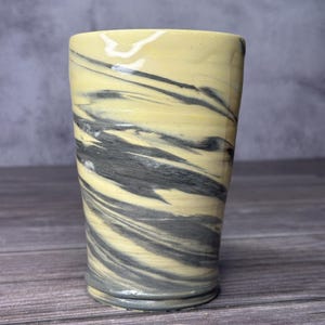 Hand Thrown Rustic Ceramic Coffee Cup: Large Pottery Mug